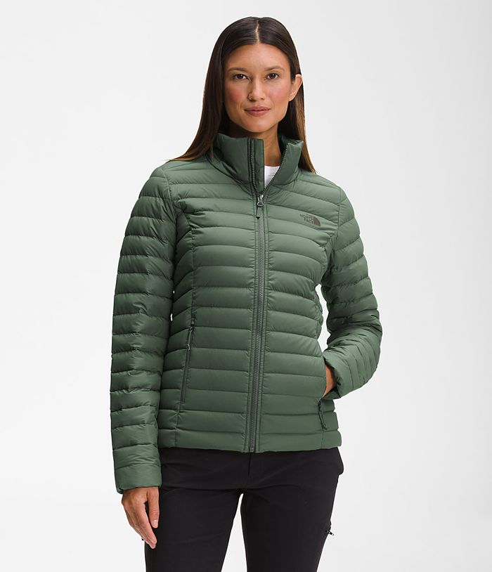 The North Face Winterjas Dames Stretch MQTY57364 - Olijfgroen